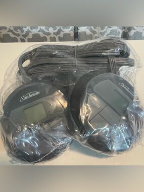 Sunbeam Z85KQ Dual Electric Heating Blanket Controllers 4 Prong Plug - NEW
